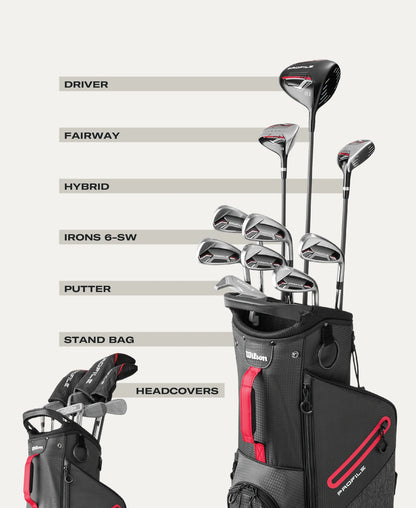 Wilson - Men's Profile Complete Set With Stand Bag