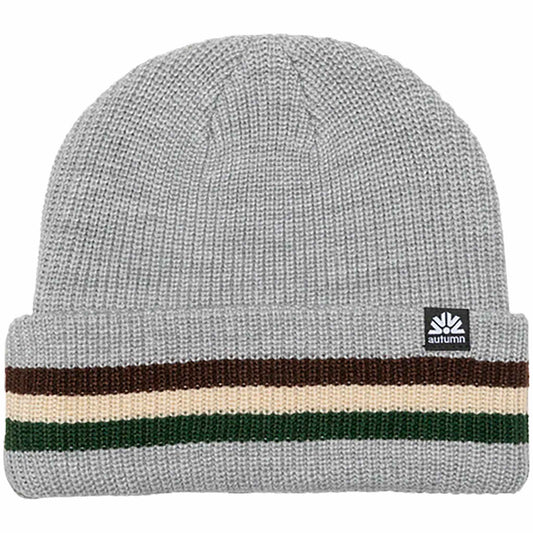 Autumn - Beanie, Cuff. Light Grey