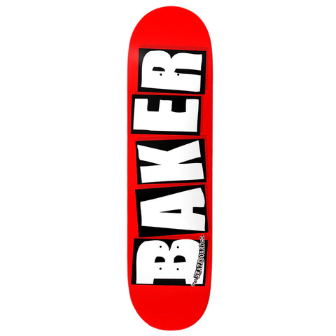 Baker - Deck, Brand Logo. Red/White