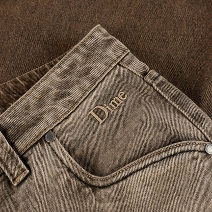Dime Classic Baggy Denim Pants, dipped sandblasted