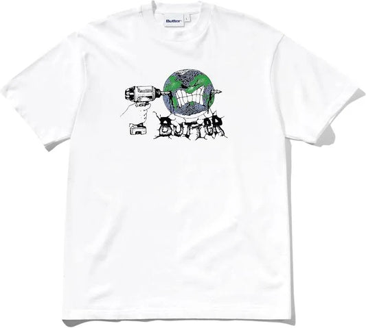 Butter Goods - Drill Tee, White