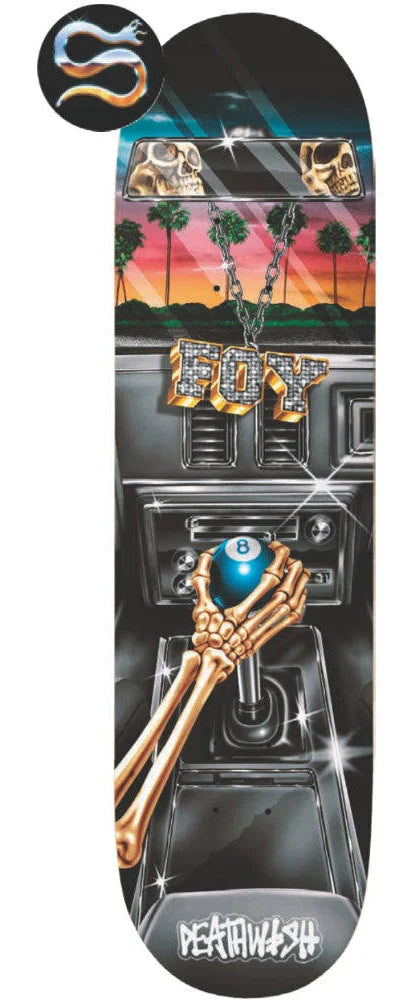 Deathwish Samborgini Shifter Jamie Foy Sig. 8.0 - Skateboard Deck