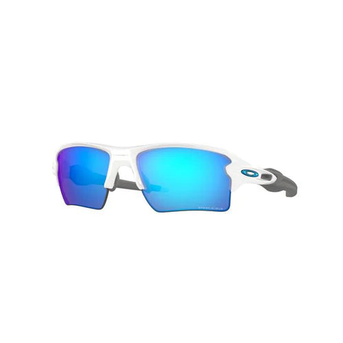 OAKLEY FLAK 2.0 XXL POLISHED WHITE W/ PRIZM SAPPHIRE LENS