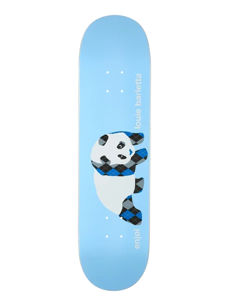 Enjoi Louie Barletta Argyle Panda Deck 8.25