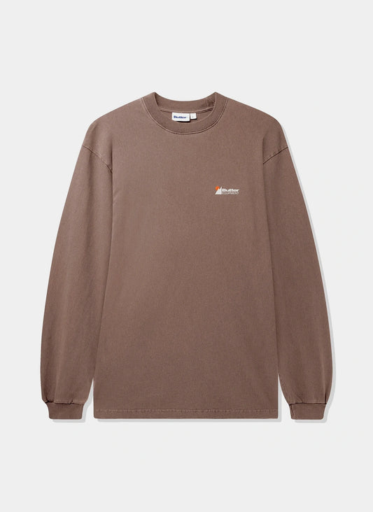 Butter Goods - Pigment Dye L/S Tee, Chestnut