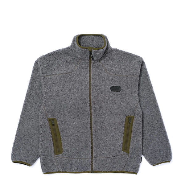 Howl - Textured Zip Up. Grey. 2023/24 – The Local Skate Shop