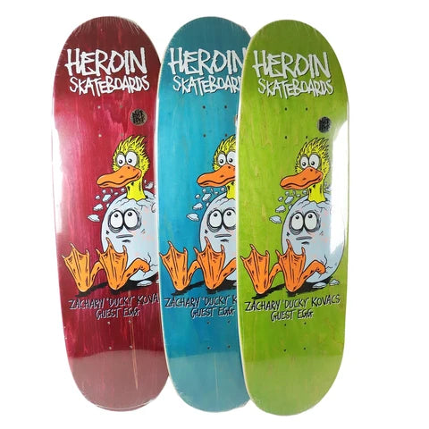 Heroin Skateboards - Ducky Guest Egg 9.125" Deck