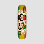 Flip - Penny Toms Friends Skateboard Deck Rasta Stripe
