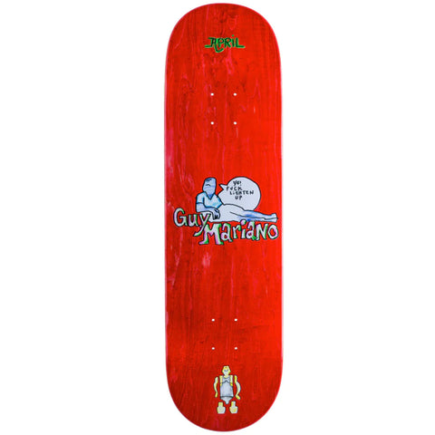 April - Deck, x Gonz, Guy Mariano. Red
