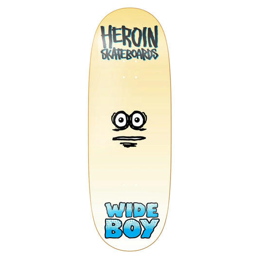 Heroin Wide Boy Face 10.75" Skateboard Deck