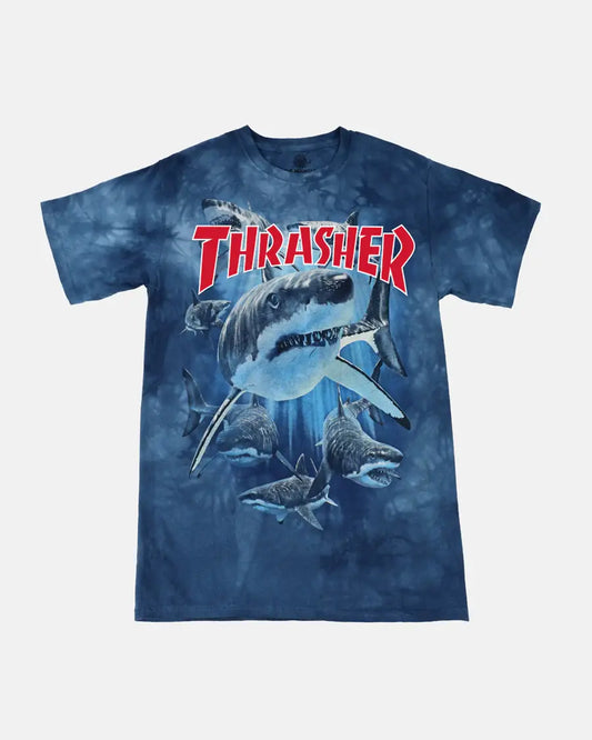 Thrasher Shark T-Shirt Blue
