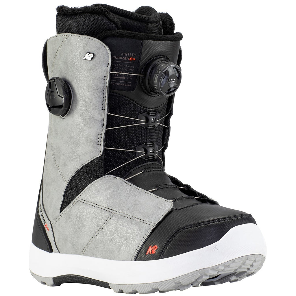 K2 - Women's Snowboard Boots, Kinsley Clicker X HB. Grey – The