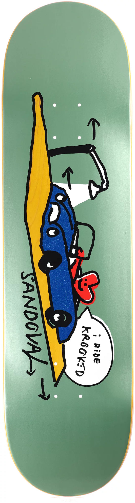 Krooked Sandoval Ride 8.62 Skateboard Deck