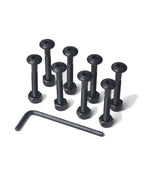 Loaded - Hardware, Button Head Bolts. Black , 1” Allen