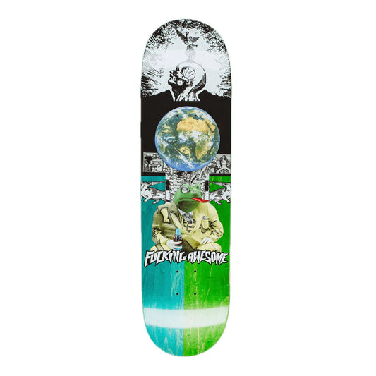 Fucking Awesome - Louie 3D Frog Split Skateboard Deck, 8.25