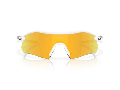 OAKLEY RADAR PLATE POLISHED WHITE W/ 24K POLARIZED LENS