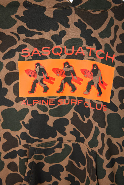 Pre Order - AIR BLASTER SASQUATCH ASC HOODIE DUCK CAMO