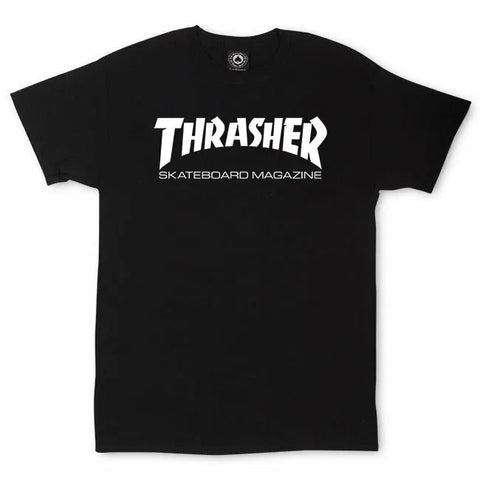 Thrasher - T Shirt, Skate Mag. Black
