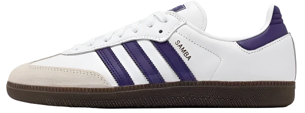 Adidas - Shoes, Samba ADV. WHT/PRP/GLD