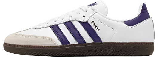 Adidas - Shoes, Samba ADV. WHT/PRP/GLD