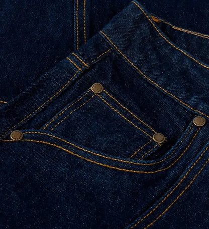 Dime Classic Baggy Denim Pants - Indigo Paneled