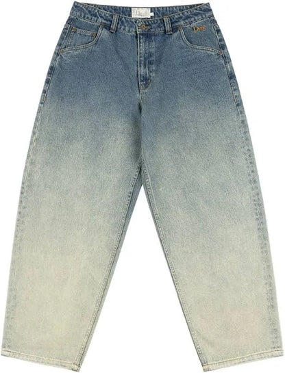 Dime Classic Baggy Denim Pants, dipped sandblasted