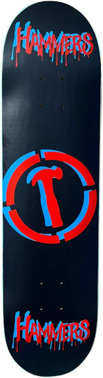 HAMMER - 3D Skateboard Deck (8.0) *Hand Screened