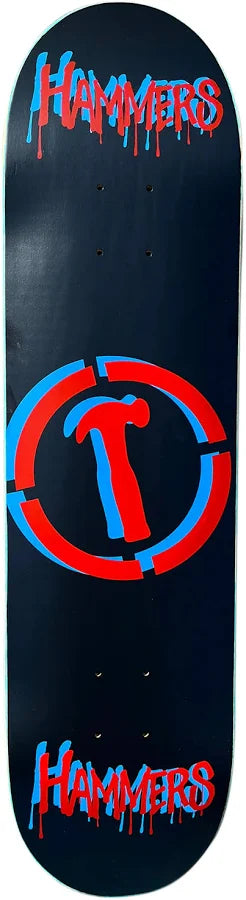 HAMMER - 3D Skateboard Deck (8.0) *Hand Screened