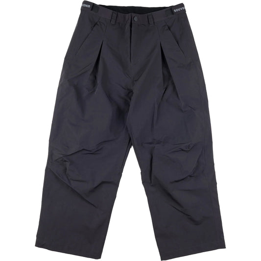Souvenir Pleated Chino Pant Black 2027