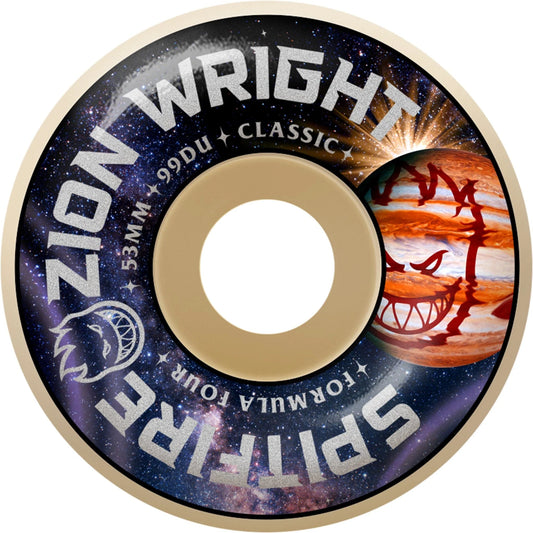 Spitfire F4 Zion Cosmic Classic Skateboard Wheels 99a 53mm