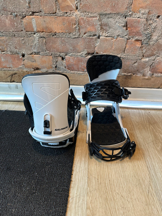 Salomon - Men's Demo Snowboard Bindings, Trigger. WHT