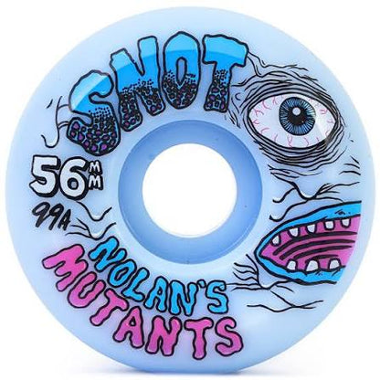 Snot Nolan Mutants Ice Blue Wheels - 99A 56mm