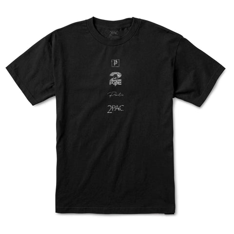 Primitive - T Shirt, Official Tupac Voice. Black