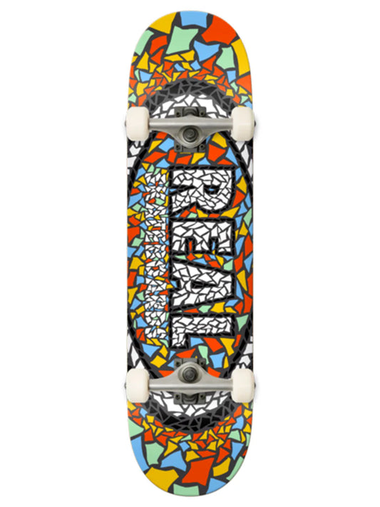 Real - Complete Skateboard, Mosiac Oval 8"