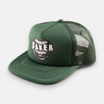 Baker - Hat, Yeller Trucker Hat. DRK/GRN