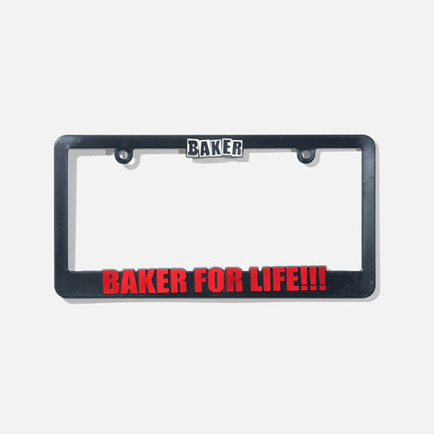 Baker - License Plate Frame, Baker for Life