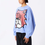 Obey - Crewneck, Stray Cat. Violet. Womens