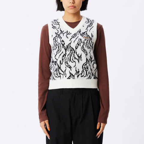 Obey - Flame Sweater Vest. Womens