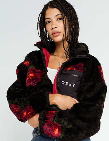 Obey - Mesa Sherpa Jacket. Womens