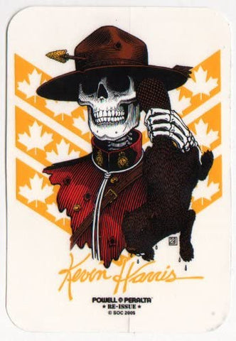 Powell Peralta - Sticker, Harris Mountie