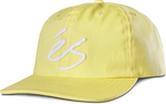 ÉS - Hat, Script Applique. Snapback. Yellow