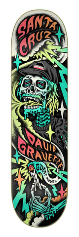 Santa Cruz - Deck, Gravette Hippie Skull