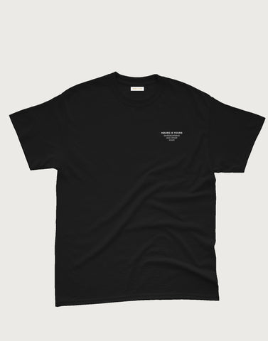 Hours - T Shirt, Other Stuff. Black