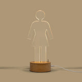 Girl - Acrylic OG Lamp