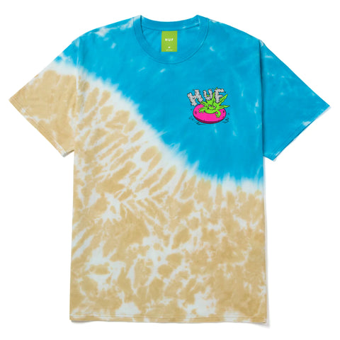 Huf - T-Shirt, Lifes A Beach Tiedye