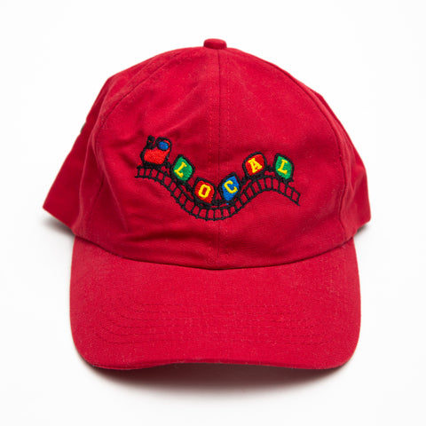 The Local - Hat, Train Dad Cap. Red. S9D4