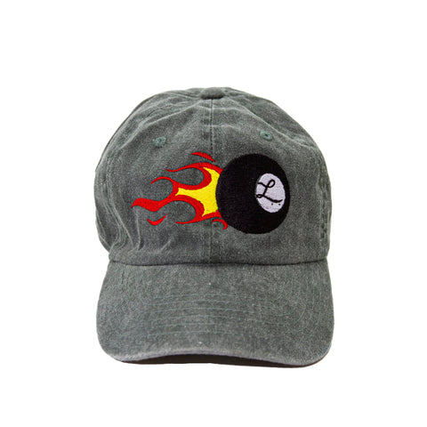 The Local - Dad Cap, 8 Ball. Olive