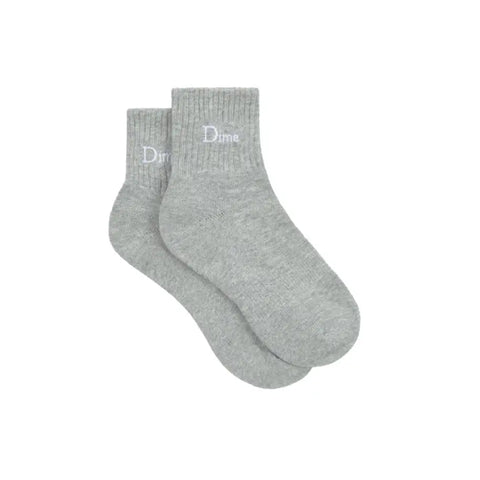 Dime - Socks, Classic. Heather Grey