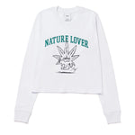 Huf - Long Sleeve T-Shirt, Nature Lover Crop. Womens