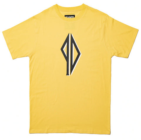 Baker - T Shirt, Piss Drunx, Shadows Logo. Yellow